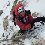 K2 2011_Gerlinde im Steilaufschwung kurz vor der Felsschulter©R.Dujmovits